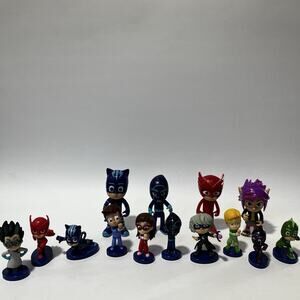 PJ Masks Action Figures Toy Lot Of 14 Cat Boy, Gekko, Owlet More